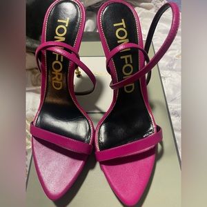 Pink Tom Ford Padlock Sandals/heels